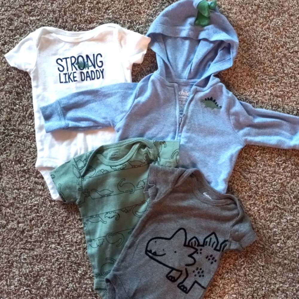 Carter's dinosaur baby boy lot